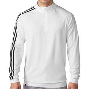 Adidas 1/4 ZIP White Three Stripes